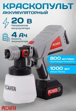 Краскопульт Ресанта АКП-20Li
