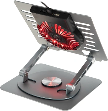 Подставка для ноутбука Digma D-NCP170-1xRGB110-360