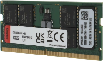 Память DDR5 48GB 5600MHz Kingston  KVR56S46BD8-48