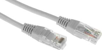 Патч-корд Lanmaster TWT-45-45-50-GY UTP RJ-45 вил.-вилка RJ-45 кат.5E 50м серый ПВХ 26AWG
