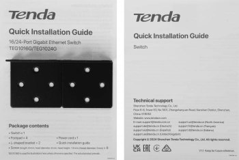 Коммутатор Tenda  TEG1016G