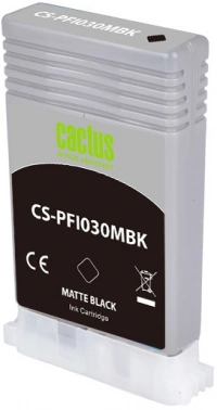 Картридж струйный Cactus CS-PFI030MBK