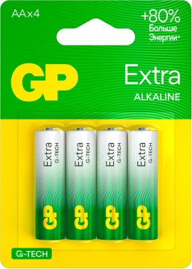 Батарея GP Extra Alkaline 15AXA21-2CRSBC4