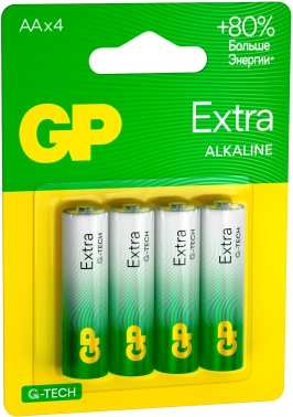 Батарея GP Extra Alkaline 15AXA21-2CRSBC4