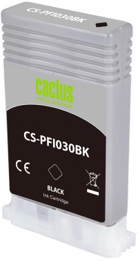Картридж струйный Cactus CS-PFI030BK