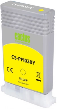 Картридж струйный Cactus CS-PFI030Y