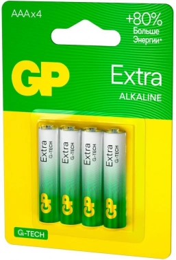 Батарея GP Extra Alkaline 24AXA21-2CRSBC4