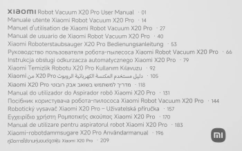 Пылесос-робот Xiaomi X20 Pro EU