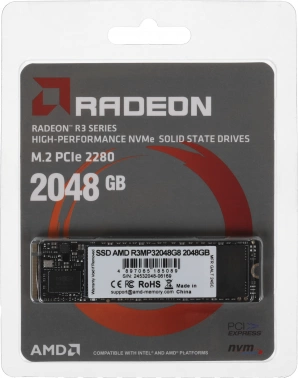 Накопитель SSD AMD PCIe 3.0 x4 2TB R3MP32048G8