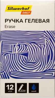 Ручка гелев. Silwerhof Daily Erase