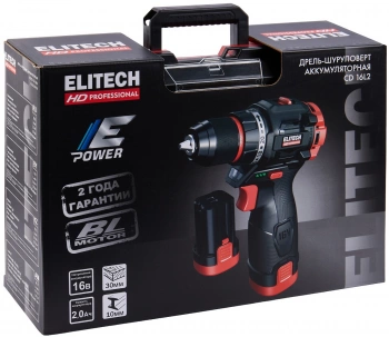 Дрель-шуруповерт Elitech CD 16L2 (E2201.039.01)