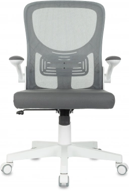 Кресло Бюрократ Aster N-W темно-серый TW-04 Neo Grey сетка/ткань крестов. пластик пластик белый