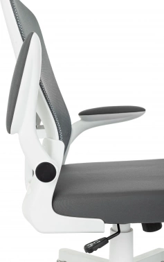 Кресло Бюрократ Aster N-W темно-серый TW-04 Neo Grey сетка/ткань крестов. пластик пластик белый