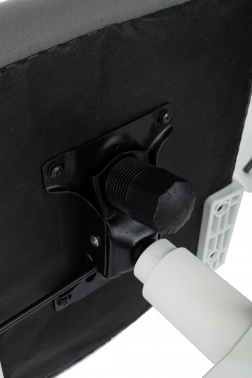 Кресло Бюрократ Aster N-W темно-серый TW-04 Neo Grey сетка/ткань крестов. пластик пластик белый