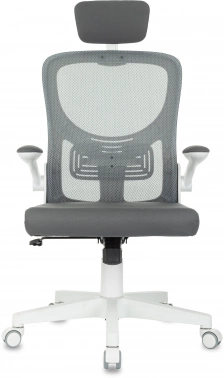 Кресло Бюрократ Aster NH-W темно-серый TW-04 Neo Grey сетка/ткань с подголов. крестов. пластик пластик белый