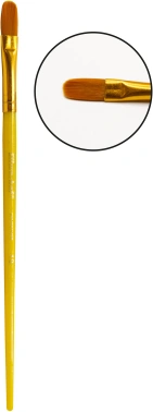 Набор кистей Silwerhof Color (наб.10шт) синт.кр.№2,3/плос.№3,6,7,12/овал.№3,10