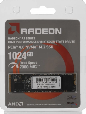 Накопитель SSD AMD PCIe 4.0 x4 1TB R3MP41024G8