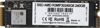 Накопитель SSD AMD PCIe 3.0 x4 240GB R3MP30240G8