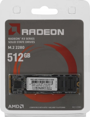 Накопитель SSD AMD SATA 512GB R3MS0512G8