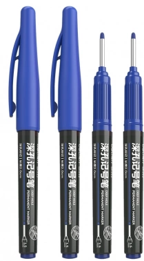 Набор маркеров перманентных Deli  SK212 BLUE