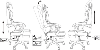 Кресло игровое Knight  Custom/F