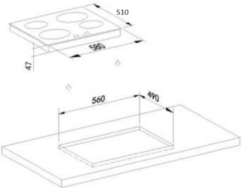 Варочная поверхность Weissgauff HV 640 BA