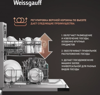 Посудомоечная машина встраив. Weissgauff BDW 4026