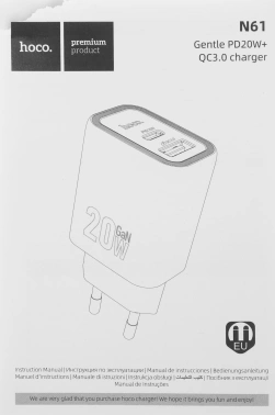 Сетевое зар./устр. Hoco  N61 Gentle