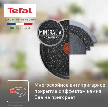 Сковорода блинная Tefal Rock 04235525