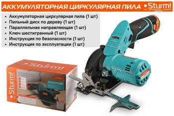 Циркулярная пила (дисковая) Sturm! CCS1285