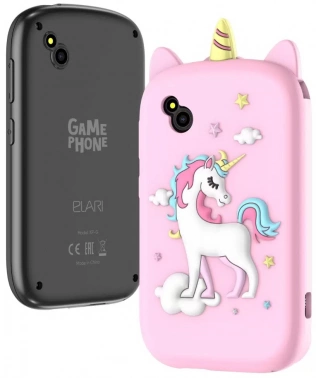 Смартфон Elari GamePhone 4Gb черный/розовый моноблок 2Sim 2.8