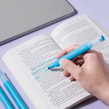 Текстовыделитель Deli  EU12S-BL