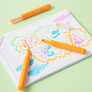 Текстовыделитель Deli  EU12S-OR