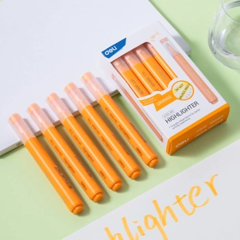 Текстовыделитель Deli  EU12S-OR