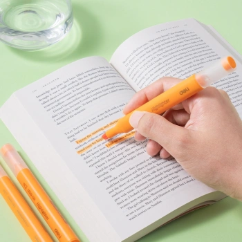 Текстовыделитель Deli  EU12S-OR