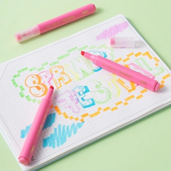 Текстовыделитель Deli  EU12S-PK