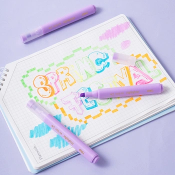 Текстовыделитель Deli  EU12S-PR