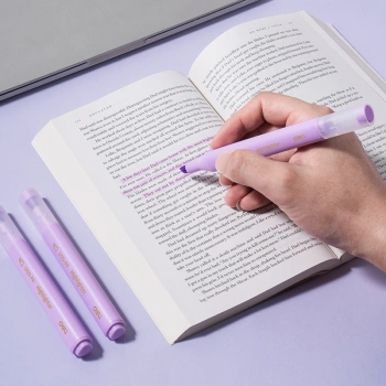 Текстовыделитель Deli  EU12S-PR