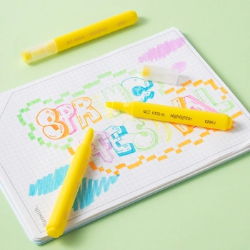 Текстовыделитель Deli  EU12S-YL