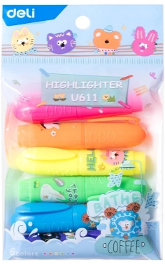 Набор текстовыделителей Deli  EU611