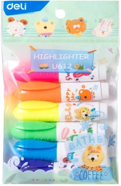 Набор текстовыделителей Deli  EU612