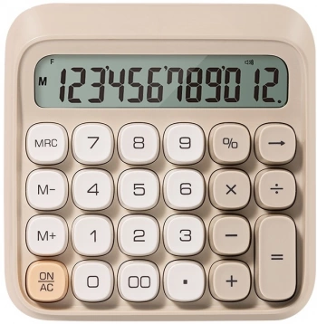 Калькулятор настольный Deli EM36 GREY
