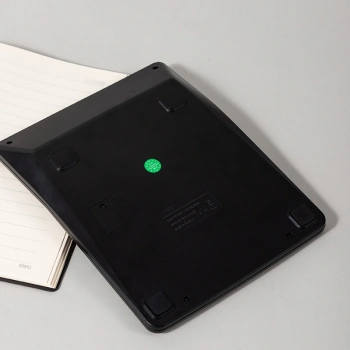 Калькулятор настольный Deli EM888A-BK-BL