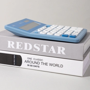 Калькулятор настольный Deli EM888A-BL