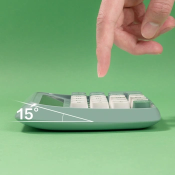 Калькулятор настольный Deli EM36 GREEN