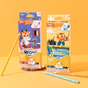 Карандаши цв. Deli  EC138-24