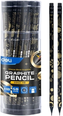 Карандаш ч/г Deli  EC042-HB