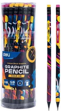 Карандаш ч/г Deli  EC043-HB