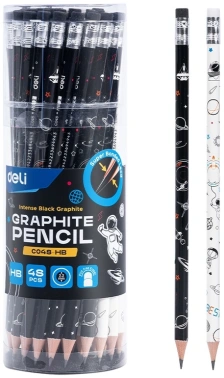 Карандаш ч/г Deli  EC048-HB