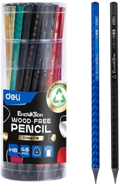Карандаш ч/г Deli  EC049-HB